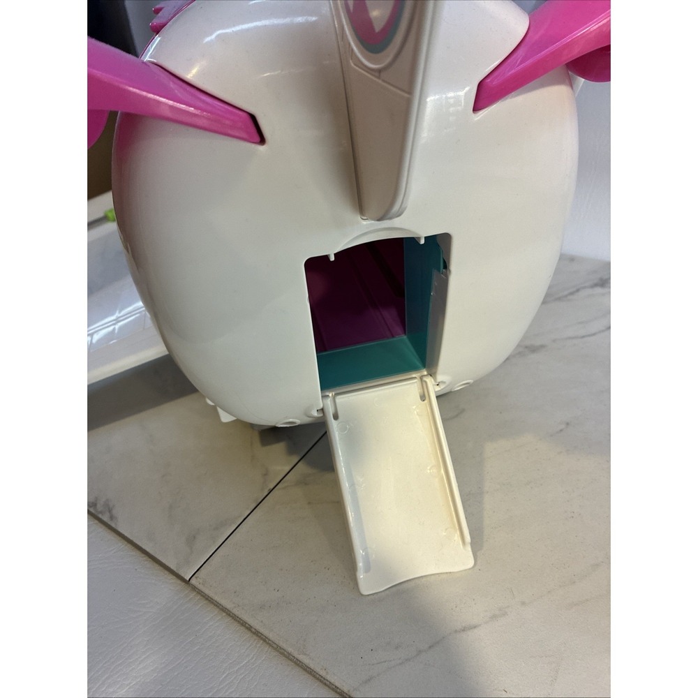 Barbie Pink Jet Airplane Playset – Opens into Cabin w/Seats & Cockpit - Picture 10 of 12